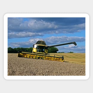 Wheat Harvest On The Slopes Sticker